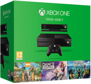 Xbox One 500 GB + Kinect + DC + ZTycoon + KSRivals + FIFA 16 + EA Acces 1 month 